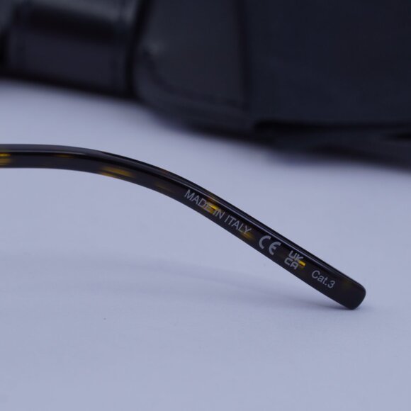 Saint Laurent SL703 002 Cat Eye Sunglasses - Dark Havana/Grey - Picture 9 of 10